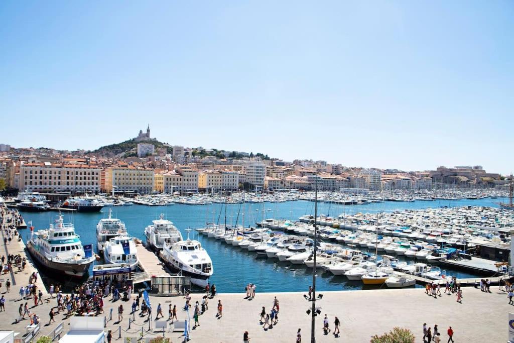 Апартаменты Cabana & Clin D'Oeil Sur Le Vieux Port Марсель Экстерьер фото